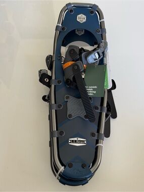 NEW LL Bean Winter Walker Snowshoe 25 L.L. Bean Mens Snow Shoes Blue 120-200 LB